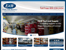 Tablet Screenshot of ewtoolsupply.com